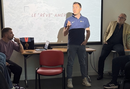 Echanges  entrepreneuriat et sport avec l’Association Jeunesse et Entreprise et le BTS GPME