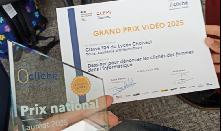 Deux élèves de Choiseul remportent le concours Zéro Cliché!